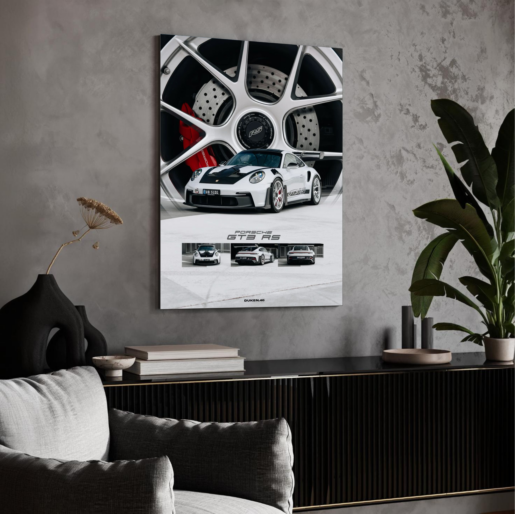 Quadro Porsche GT3 RS White