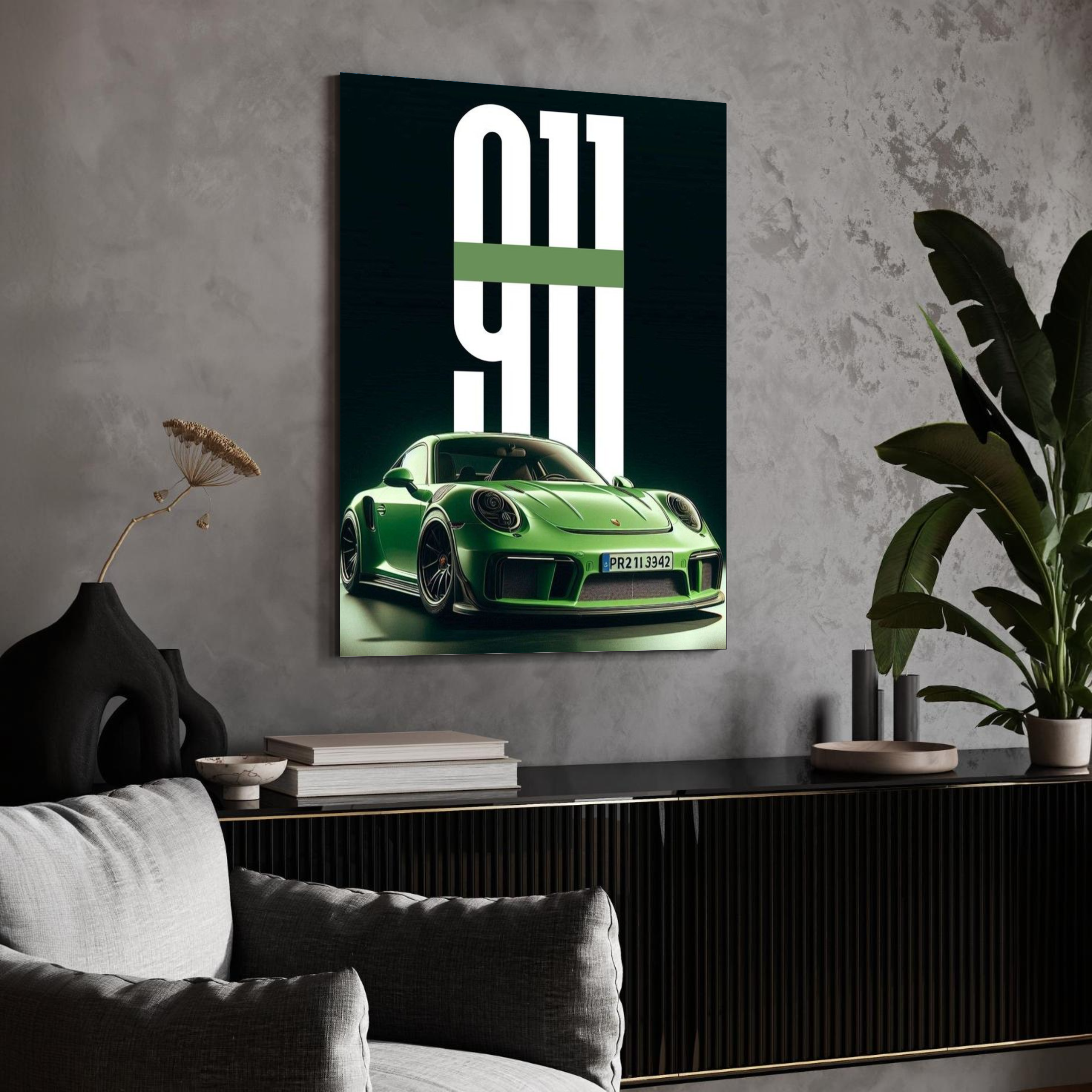 Quadro Porsche 911 Green