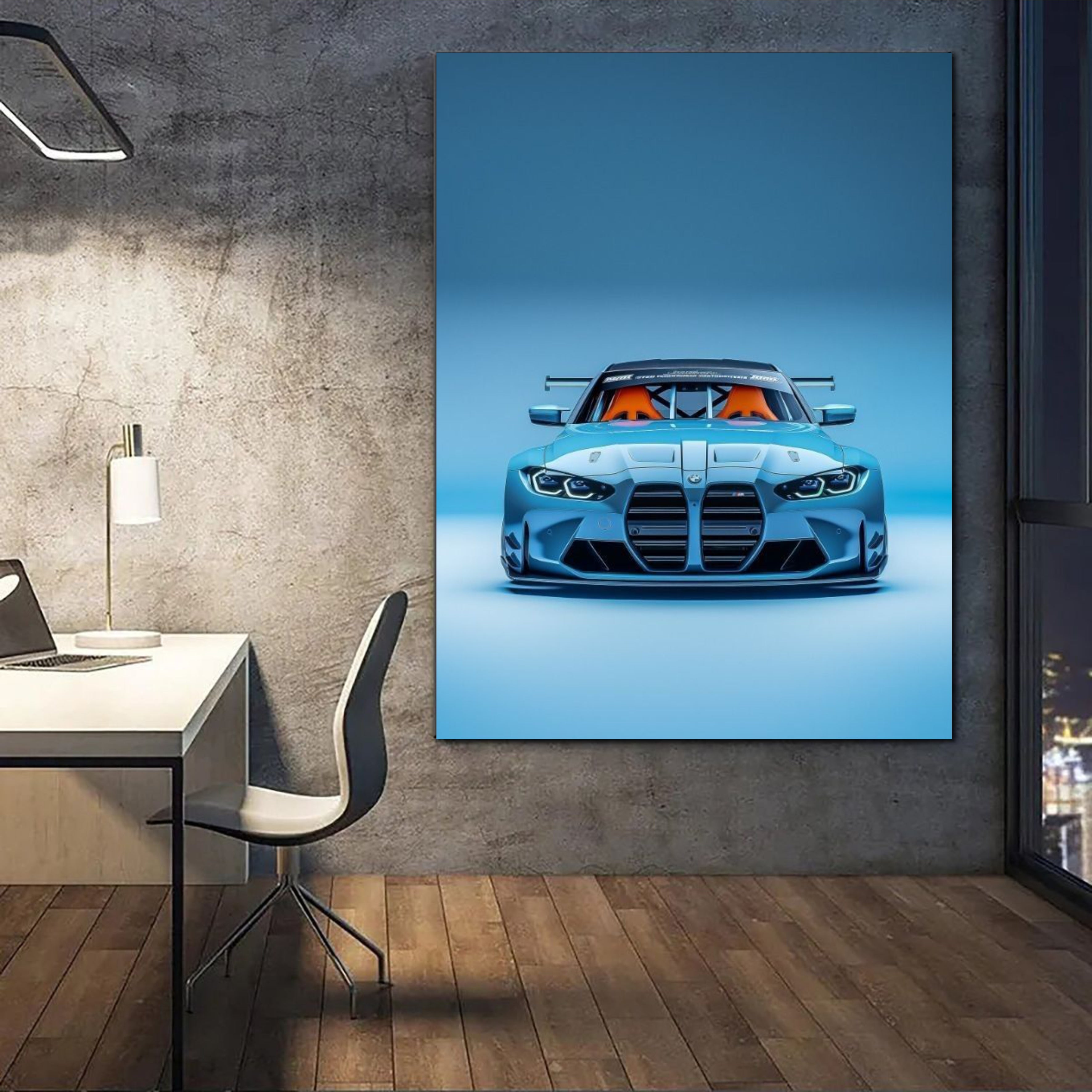 Quadro BMW Blue Dianteira