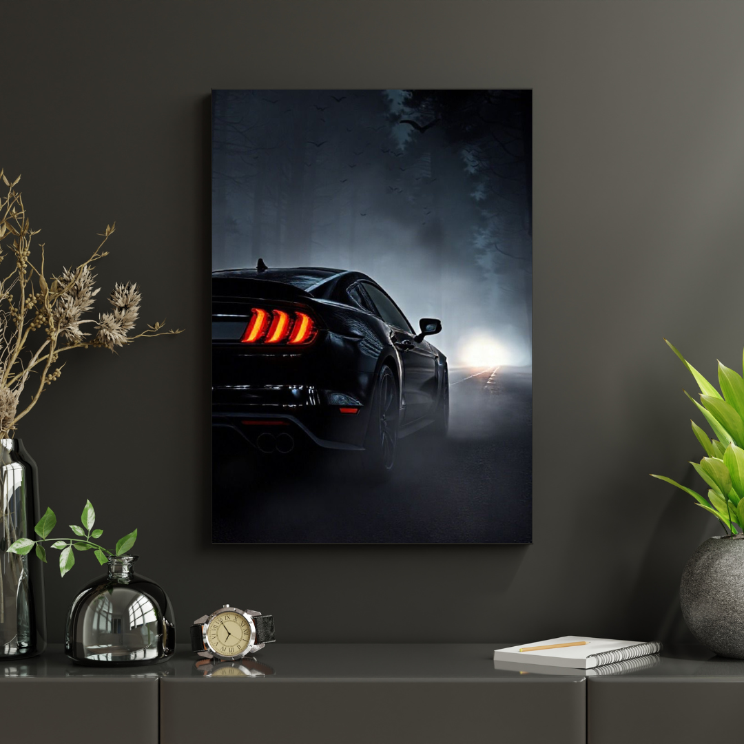 Quadro com LED Mustang CL01