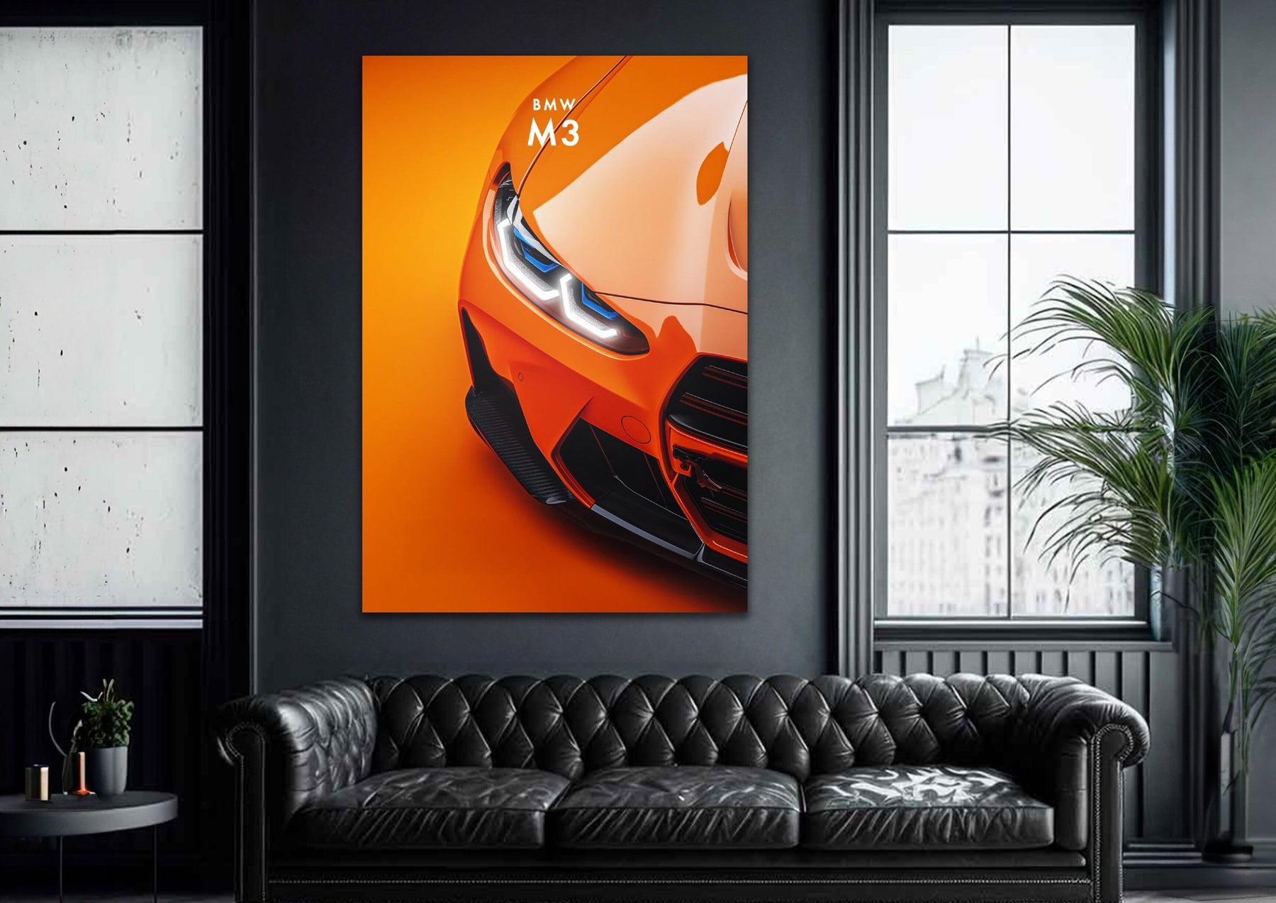 Quadro BMW com Led