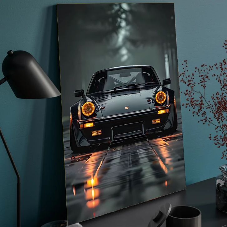 Quadro com LED Porsche CL09