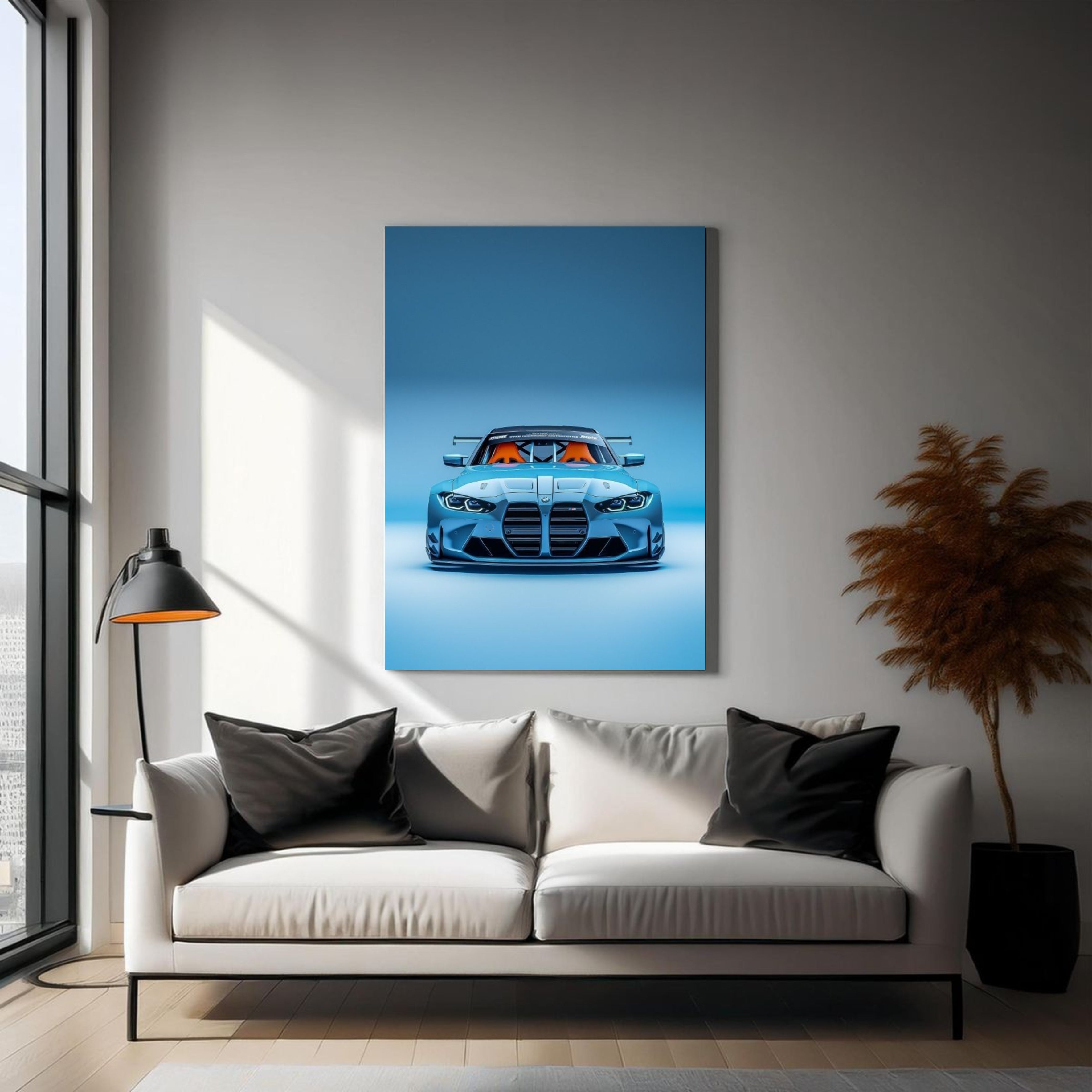 Quadro BMW Blue Dianteira