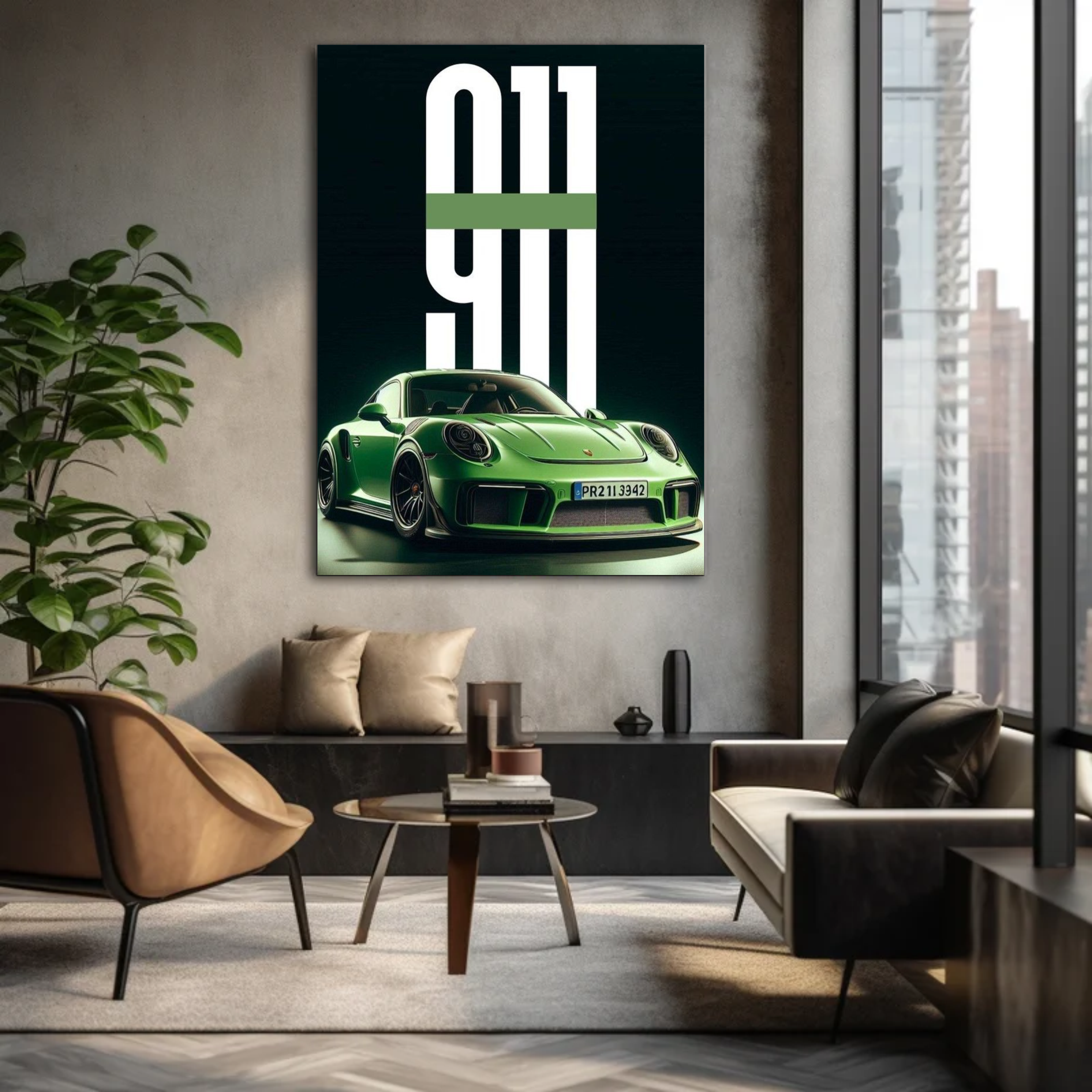 Quadro Porsche 911 Green