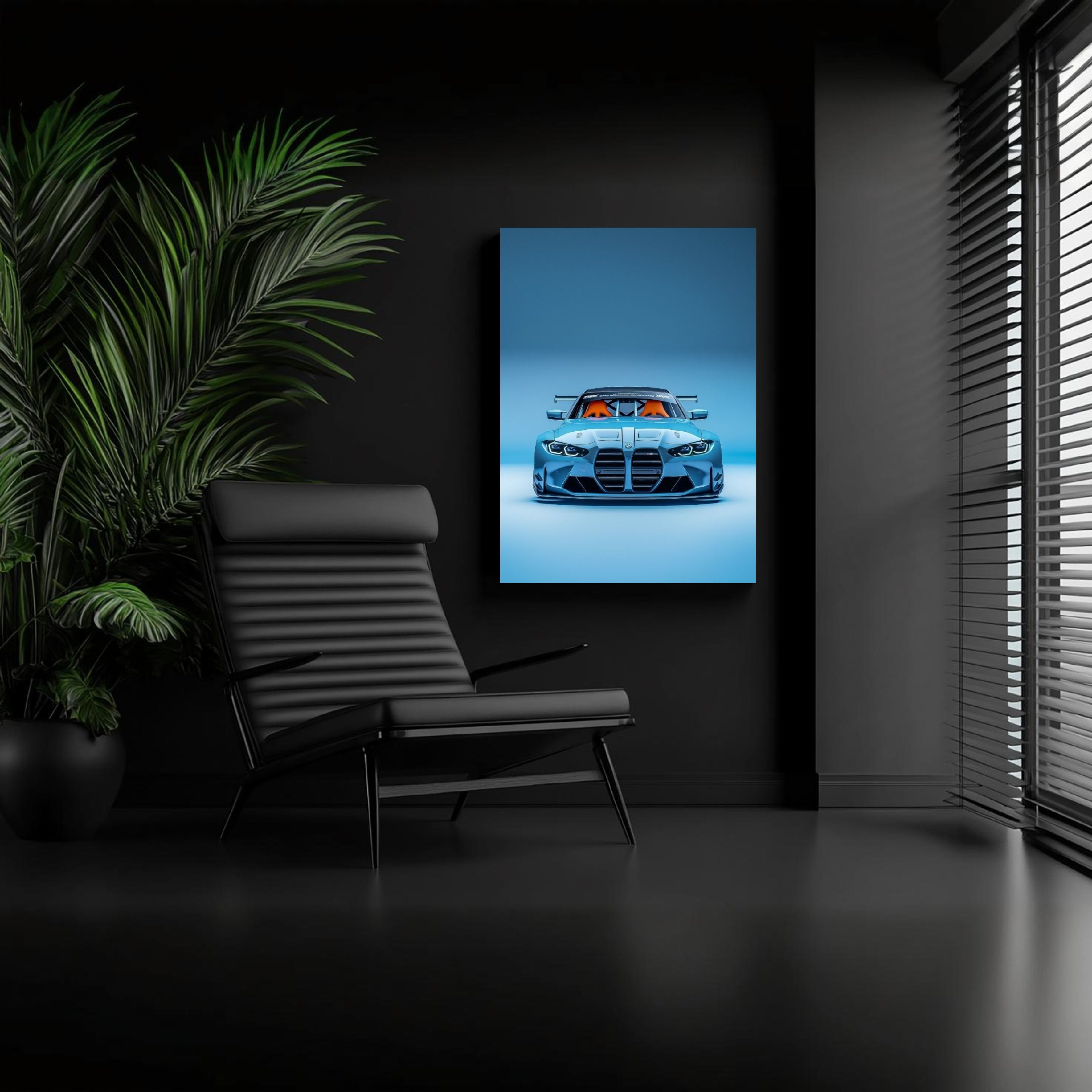 Quadro BMW Blue Dianteira