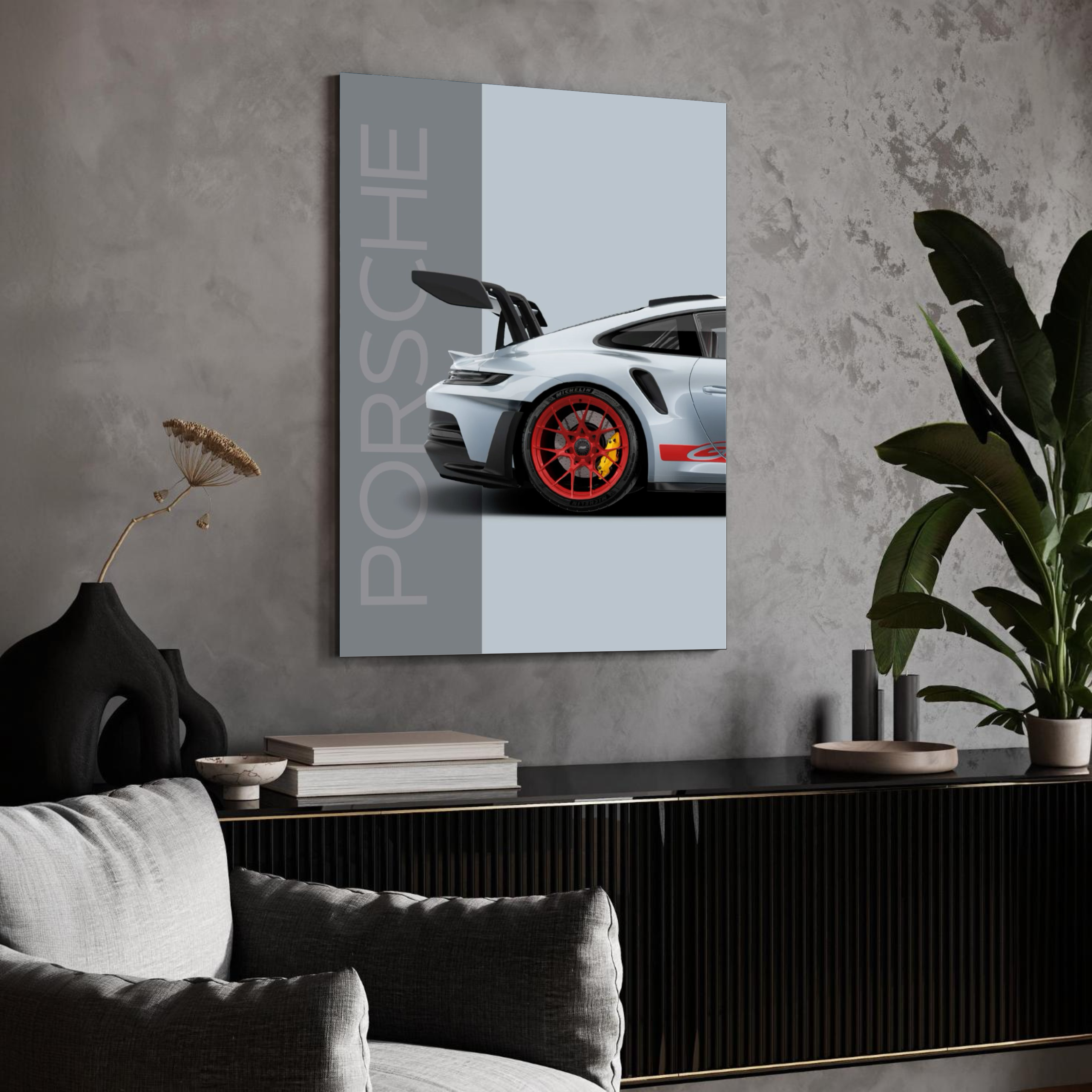 Quadro Porsche Silver