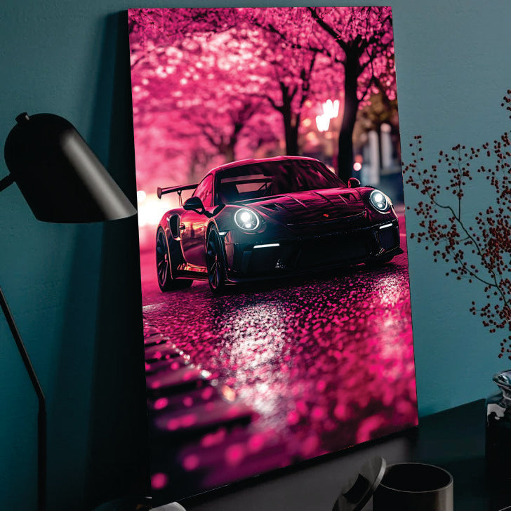Quadro com LED Porsche CL01