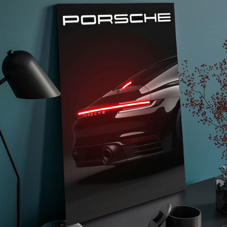 Quadro com LED Porsche CL12