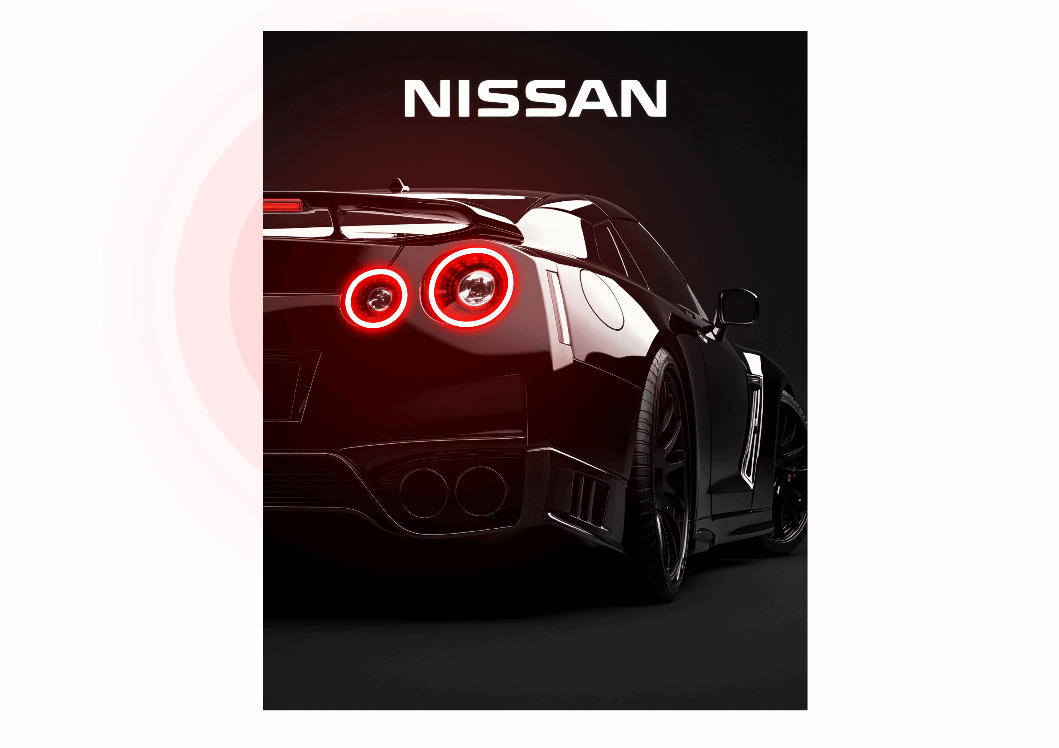 Quadro Nissan com Led