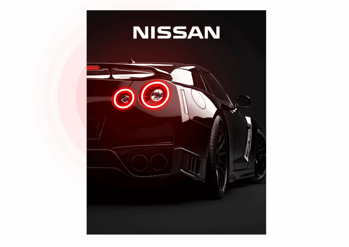 Quadro Nissan com Led