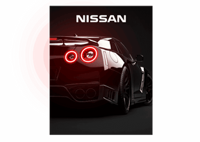 Quadro Nissan com Led