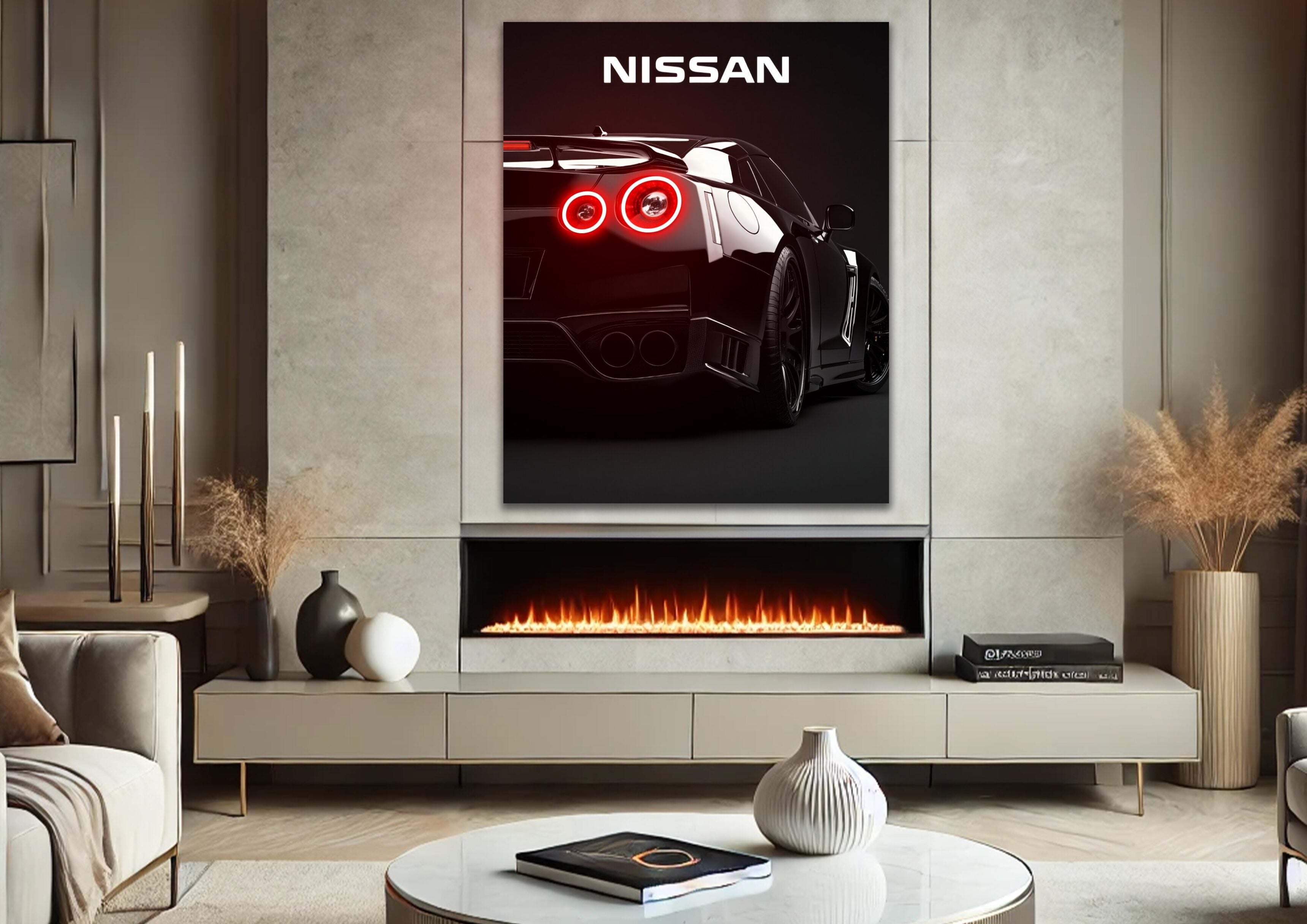 Quadro Nissan com Led